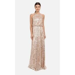 Donna Morgan Tiffany‎ Sequined Dress (COLOR - Rose Quartz - SIZE 10)